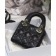 Replica Christian Dior Micro Lady Dior Bag Black