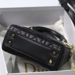 Replica Christian Dior Micro Lady Dior Bag Black