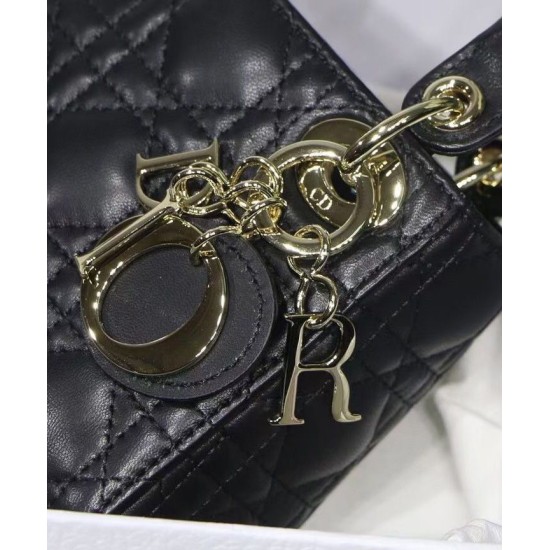 Replica Christian Dior Micro Lady Dior Bag Black