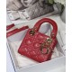 Fake Christian Dior Micro Lady Dior Bag Red Replica