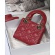 Fake Christian Dior Micro Lady Dior Bag Red Replica