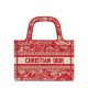 Fake Christian Dior Mini Dior Book Tote Red Replica