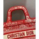 Fake Christian Dior Mini Dior Book Tote Red Replica