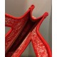 Fake Christian Dior Mini Dior Book Tote Red Replica