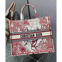 Fake Christian Dior Dioramour Dior Book Tote Red Replica