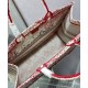 Fake Christian Dior Dioramour Dior Book Tote Red Replica