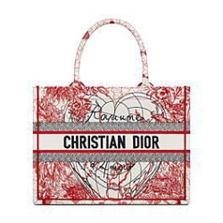 Replica Christian Dior Small Dior Book Tote Red