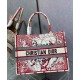 Replica Christian Dior Small Dior Book Tote Red