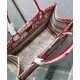 Replica Christian Dior Small Dior Book Tote Red