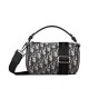 Fake Christian Dior Mini Roller Messenger Bag Dark Blue Replica