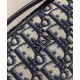 Fake Christian Dior Mini Roller Messenger Bag Dark Blue Replica