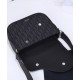 Replica Christian Dior Mini Saddle Messenger Bag Black