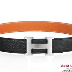 Fake Hermes 50mm Clemence Leather Belt HB112-9 Replica