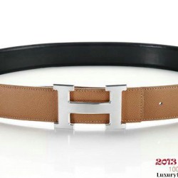 Replica Hermes 50mm Saffiano Leather Belt HB113-4