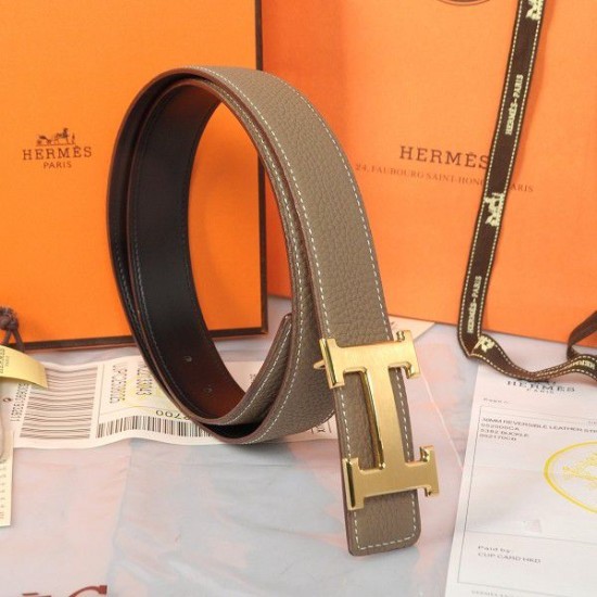 Replica Hermes imported the gray HR1002E belt