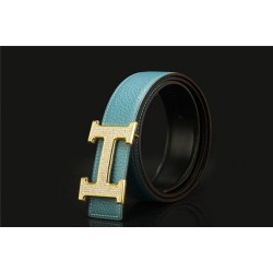 Replica Hermes Original Men's HB5206 Blue Belts Replica Hermes Original Men's HB5206 Blue Belts