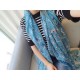 Replica Hermes Peuple de Vent Bandana Scarf 140 Blue
