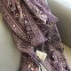 Fake Hermes Peuple de Vent Bandana Scarf 140 Purple Replica