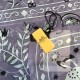 Fake Hermes Peuple de Vent Bandana Scarf 140 Purple Replica