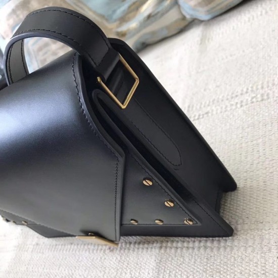 Replica YSL Saint Laurent Margaux Satchel Smooth Leather Black