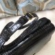 Fake YSL Saint Laurent Margaux Satchel Crocodile Embossed Black Replica