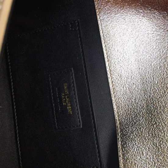 Fake YSL Saint Laurent Classic Clutch Gold Replica
