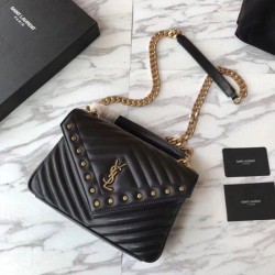 Fake YSL Saint Laurent Medium Monogram College Satchel Bag Replica