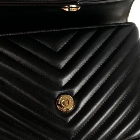 Fake YSL Saint Laurent Medium Monogram College Satchel Bag Replica