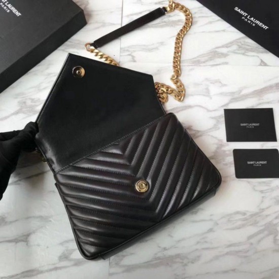 Fake YSL Saint Laurent Medium Monogram College Satchel Bag Replica