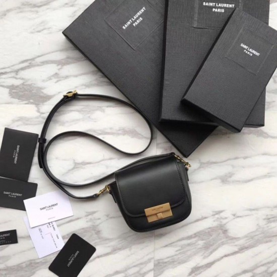 Replica YSL Saint Laurent Betty Mini Satchel Bag Black