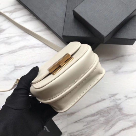 Replica YSL Saint Laurent Betty Mini Satchel Bag White