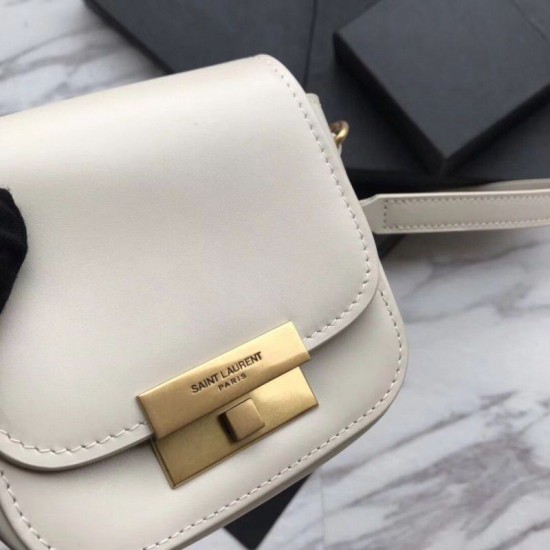 Replica YSL Saint Laurent Betty Mini Satchel Bag White