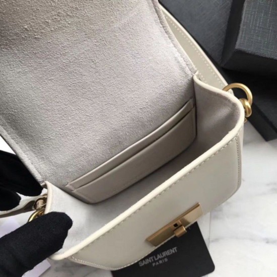 Replica YSL Saint Laurent Betty Mini Satchel Bag White
