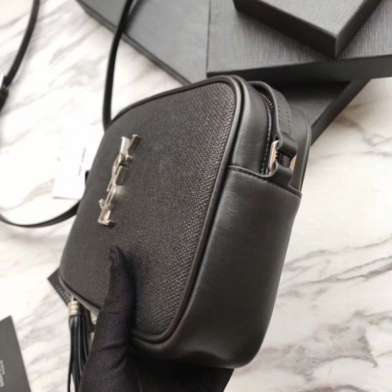 Replica YSL Saint Laurent Medium LouLou Chain Bag Smooth Leather Black Fake YSL Saint Laurent Medium LouLou Chain Bag Smooth Leather Black Replica