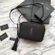 Replica YSL Saint Laurent Medium LouLou Chain Bag Smooth Leather Black Fake YSL Saint Laurent Medium LouLou Chain Bag Smooth Leather Black Replica