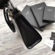 Replica YSL Saint Laurent Small Manhattan Top Handle Bag Black