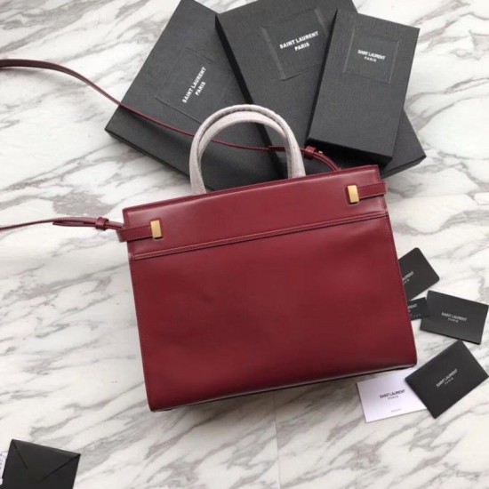 Replica YSL Saint Laurent Small Manhattan Top Handle Bag Red Replica YSL Saint Laurent Small Manhattan Top Handle Bag Red