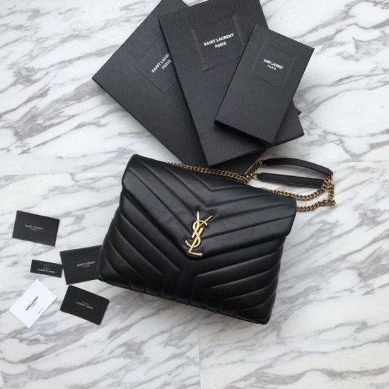 Fake YSL Saint Laurent Classic Large Envelope Bag Golden Hardware Replica