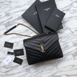 Fake YSL Saint Laurent Classic Large Envelope Bag Golden Hardware Replica