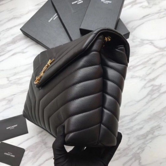 Fake YSL Saint Laurent Classic Large Envelope Bag Golden Hardware Replica