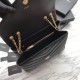 Fake YSL Saint Laurent Classic Large Envelope Bag Golden Hardware Replica