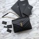 Fake YSL Saint Laurent Classic Large Envelope Bag Golden Hardware Replica