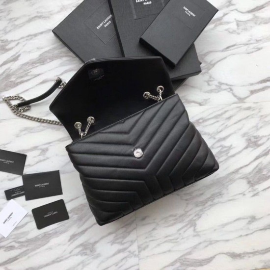 Replica YSL Saint Laurent Classic Large Envelope Bag Silver Hardware