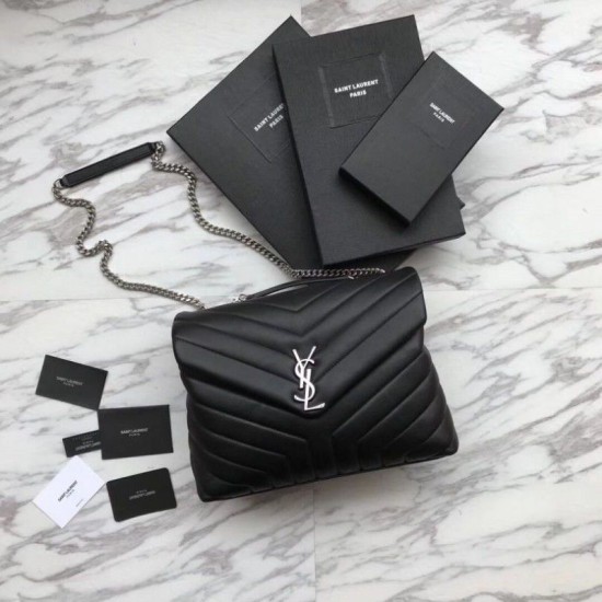 Replica YSL Saint Laurent Classic Large Envelope Bag Silver Hardware