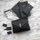 Replica YSL Saint Laurent Classic Large Envelope Bag Silver Hardware
