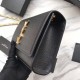 Replica YSL Saint Lauren Classic Medium Kate Monogram Satchel Black