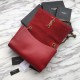 Fake YSL Saint Laurent Medium Reversible Kate Suede and Smooth Leather Red Replica