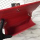 Fake Saint Laurent Medium Kate Monogram Crocodile Leather Shoulder Bag Red Replica