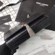 Fake Saint Laurent Medium Kate Monogram Crocodile Leather Shoulder Bag Black Replica