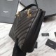 Fake YSL Saint Laurent Tribeca Small Shopping Bag Grain Embossed Leather Black Replica Replica YSL Saint Laurent Tribeca Small Shopping Bag Grain Embossed Leather Black